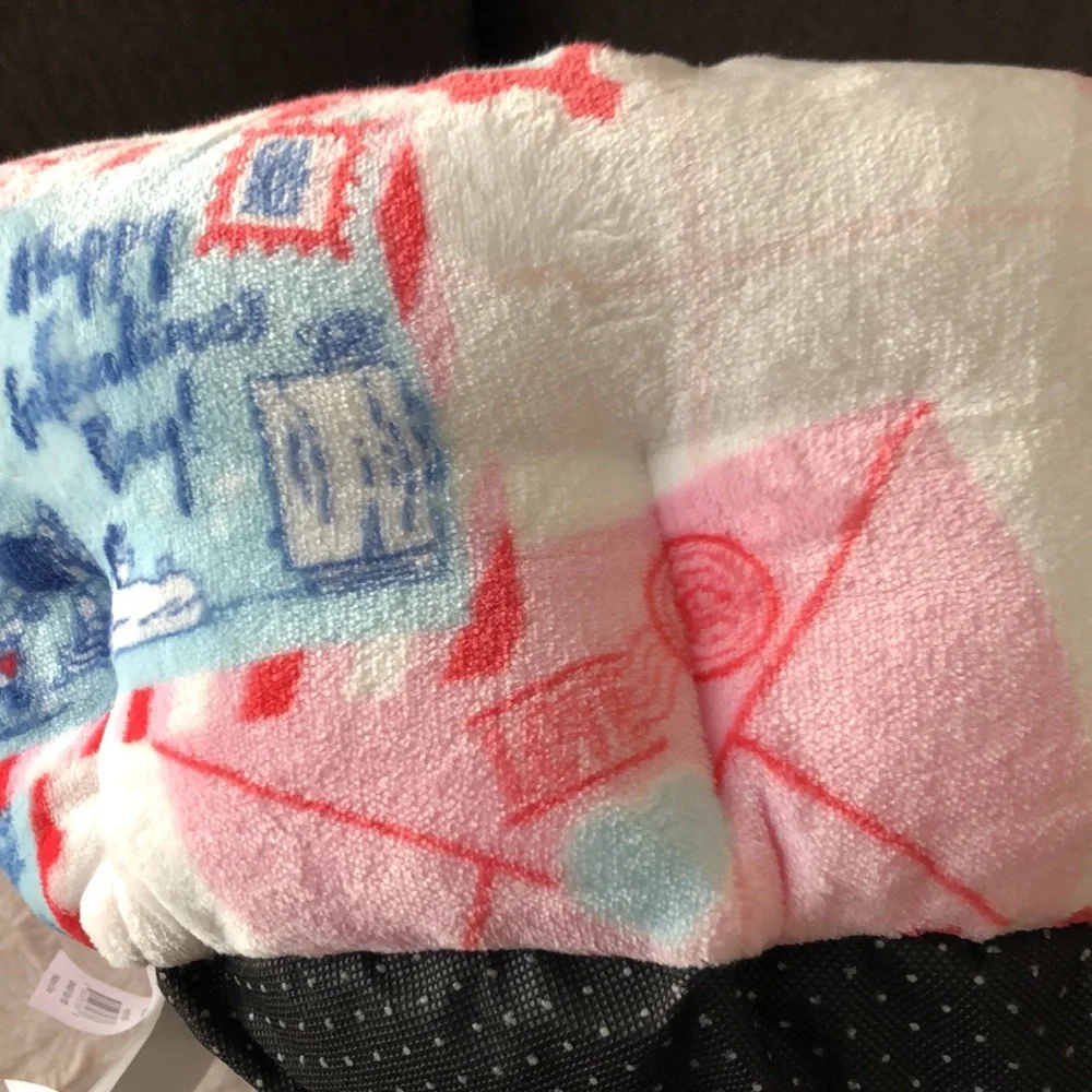 Cozy PEANUTS Pink Valentines Small Pet BED